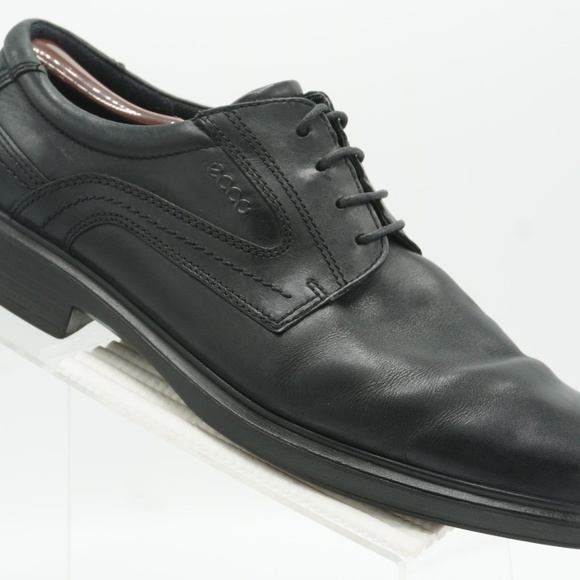 Ecco Size 16 Black Oxfords Dress Mens C3A A18 main image 6